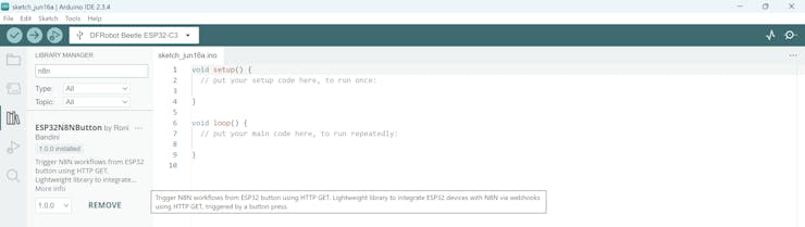 ESP32N8NButton Library