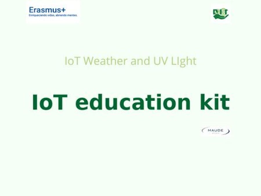 IoT Weather and UV lIight with LoRaWAN and The Thind