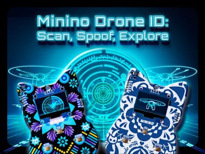 Minino Drone ID: Scan, Spoof, Explore📡