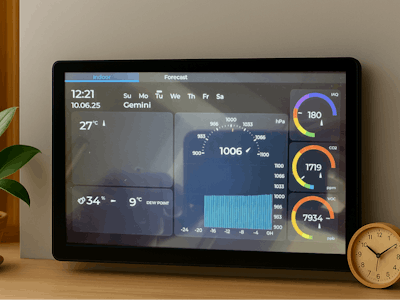 Weather & Air Quality Station (EnSens Add-on & CrowPanel)