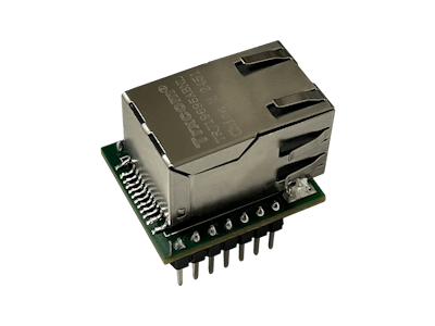 Smallest Ethernet to UART converter