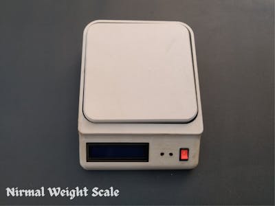 DIY Nirmal Weight Scale for Kitchen