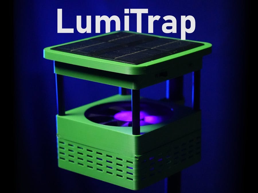 LumiTrap -3DP Solar UV Trap for Eco-Friendly Pest Control