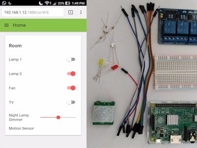 Home Automation using Raspberry Pi 2 and Node-RED