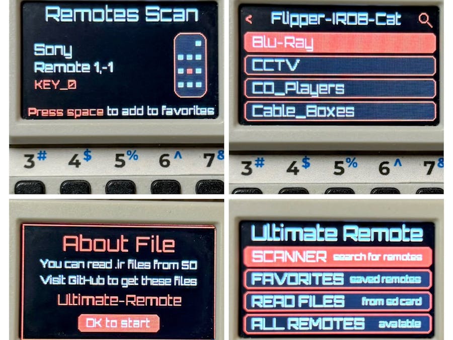 Ultimate Remote for the M5Stack Cardputer