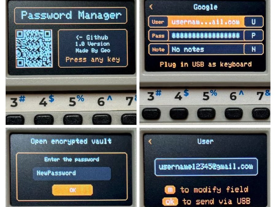 Password Manager for M5Stack Cardputer