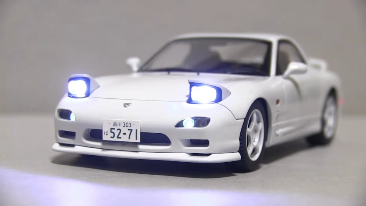 ミニカー Make Up VISION RX-7 (FD3S) Type RS White Make Up Co., Ltd. / Mazda RX-7 (FD3S) Type RS 1999