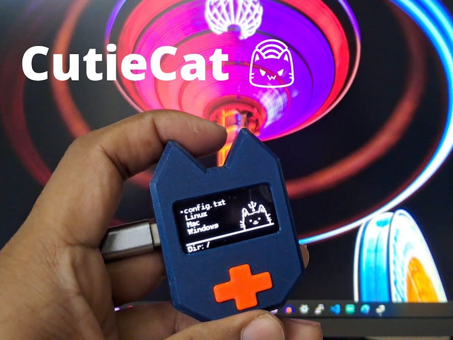 🐱CutieCat: ESP32-Based Hacking Console with a Feline Twist