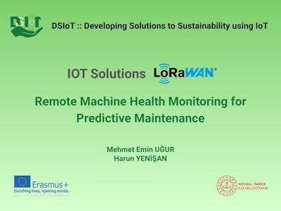 Remote Machine Health Monitoring for Predictive Maintenance