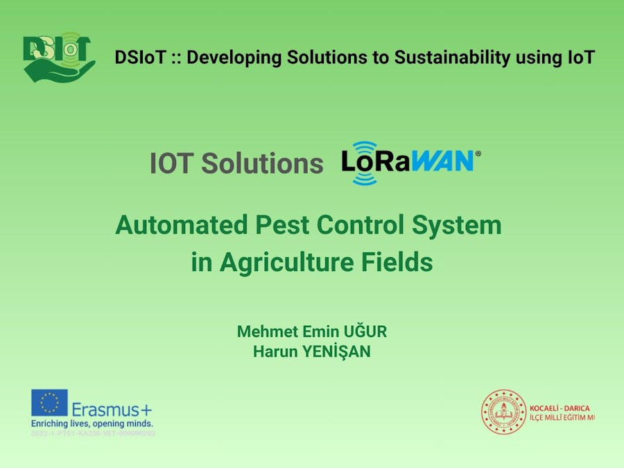 Automated Pest Control System in Agriculture Fields