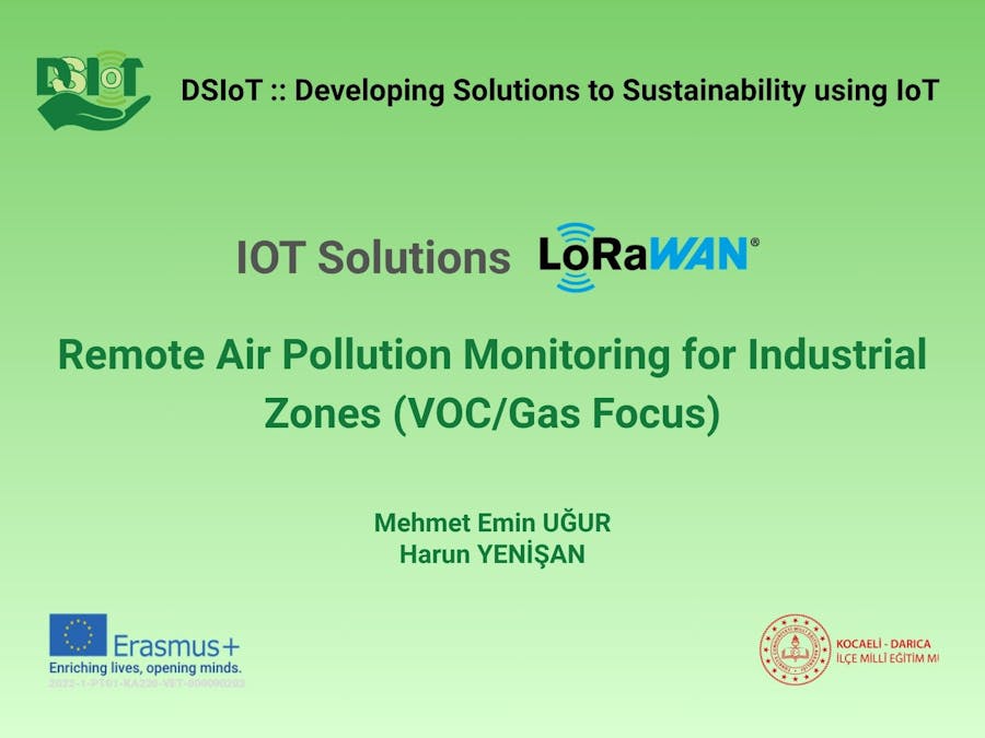 Remote Air Pollution Monitoring for Industrial Zones