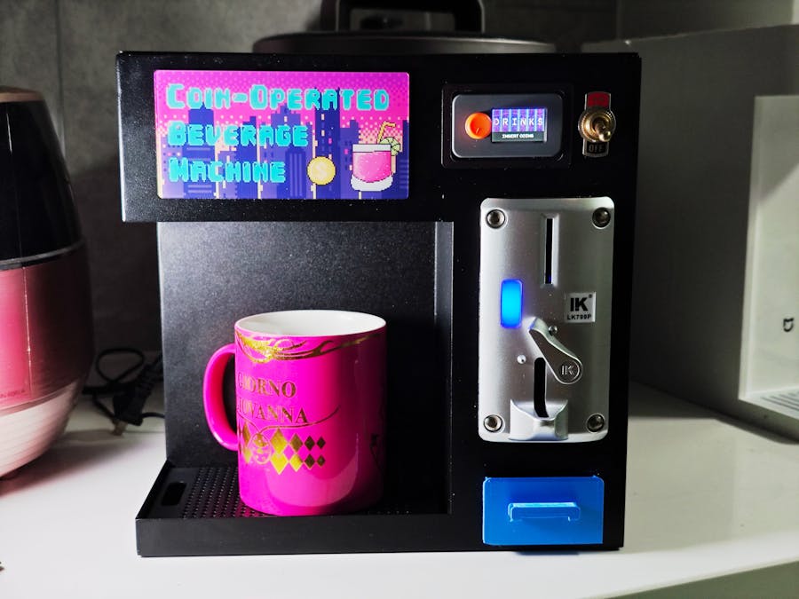 Coin-Operated Beverage Machine