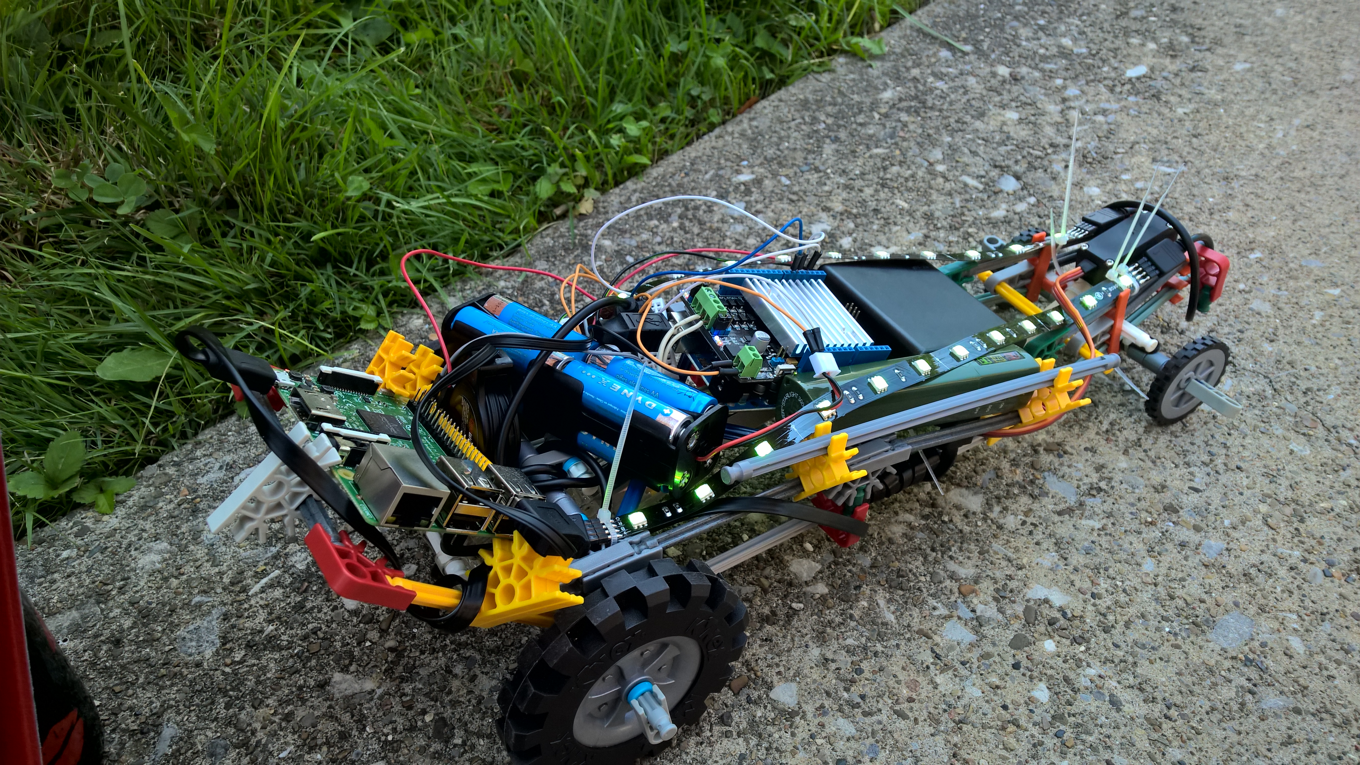 knex car with motor