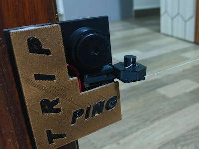 TripPing: a Trip Wire Alarm (Rechargeable)