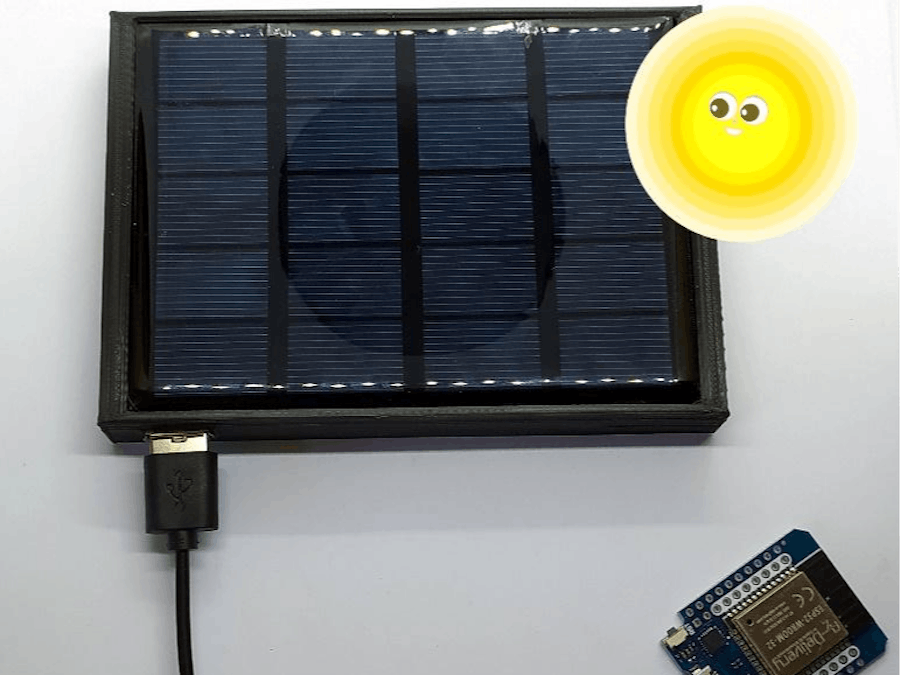 Solar-Powered Power Bank