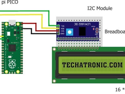 Raspberry Pi PICO LCD | Raspberry Pi PICO I2C LCD | Ras Pi P