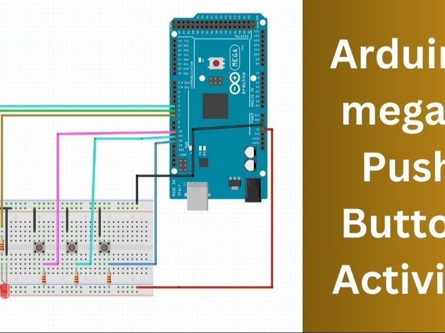 Arduino Mega with multiple push button