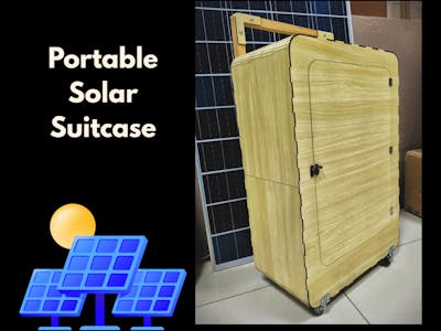 Portable Solar Suitcase - Solar Power on the Go!