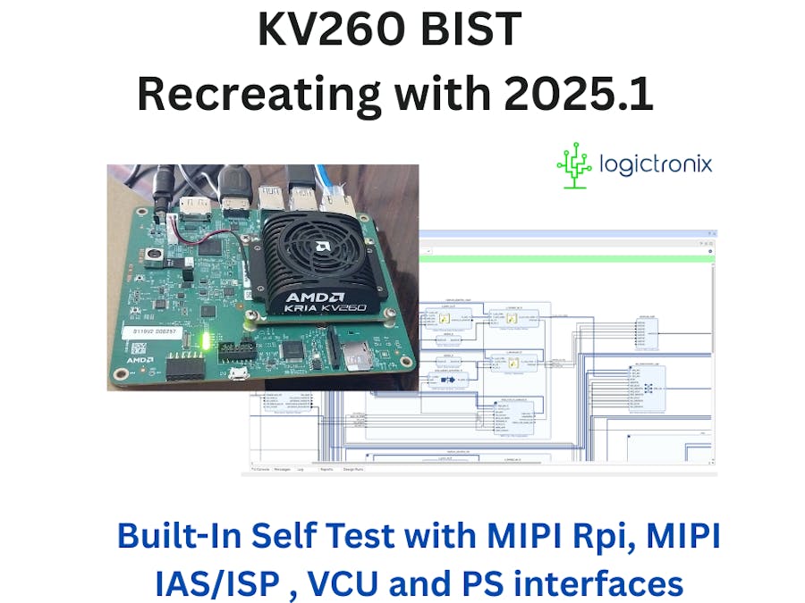 KV260 BIST Tutorial - Recreating with VIVADO/Vitis 2025.1