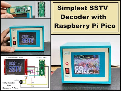 Raspberry Pi Pico SSTV Decoder- Receive Images Over Radio