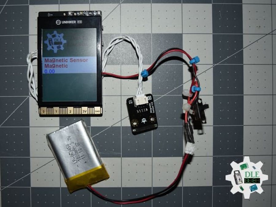 Project #30 - UNIHIKER - Magnetic Sensor - Mk17