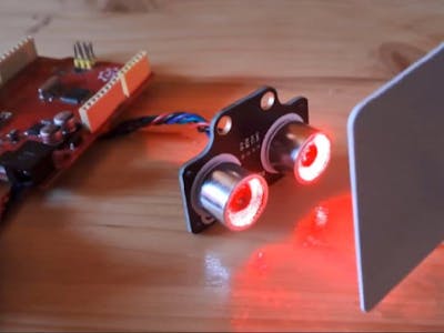 How to Use RGB LED HC‑SR04 (RUS‑04) Ultrasonic Sensor