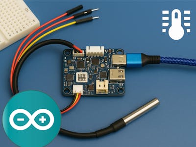 OneWire Temperature Sensing with PSOC™ 6 Arduino and DS18B20