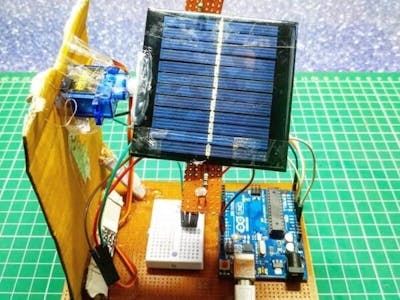 Single axis solar tracker project tutorial