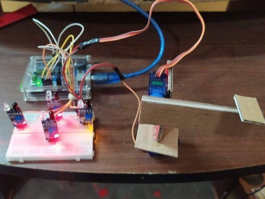 Hand Gesture Controlled Robot Arm Using Arduino