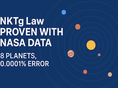 NKTg Law: Experimental Verification of Planetary Mass Using