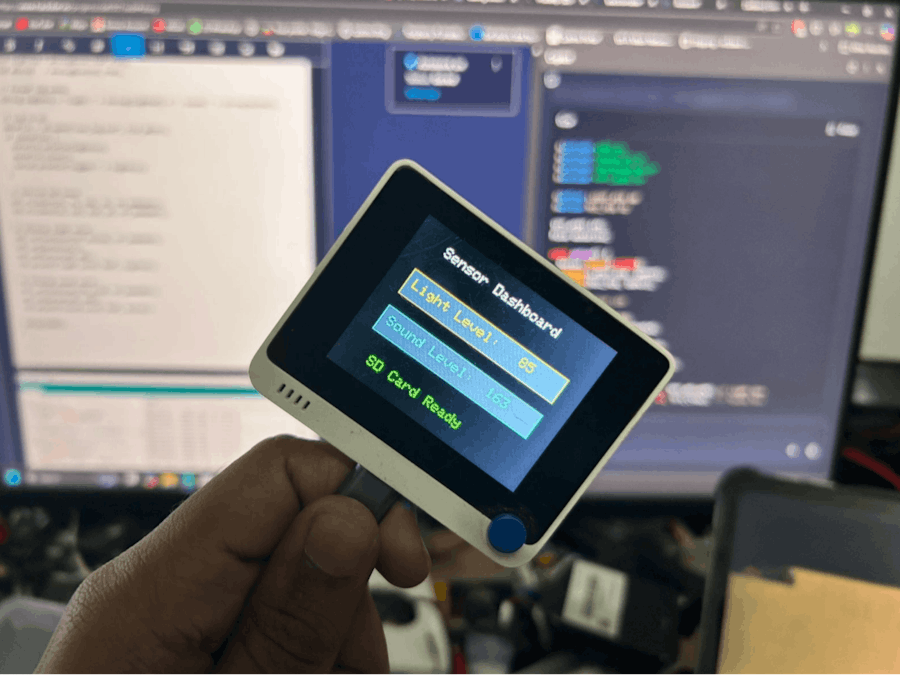 Wio Terminal: Log Light & Sound to SD Card