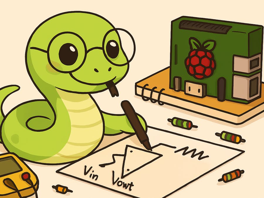 Circuit Schematic Visualizer Using Python and Schemdraw