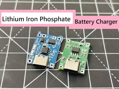 LiFePO4 Battery Charger With Protection