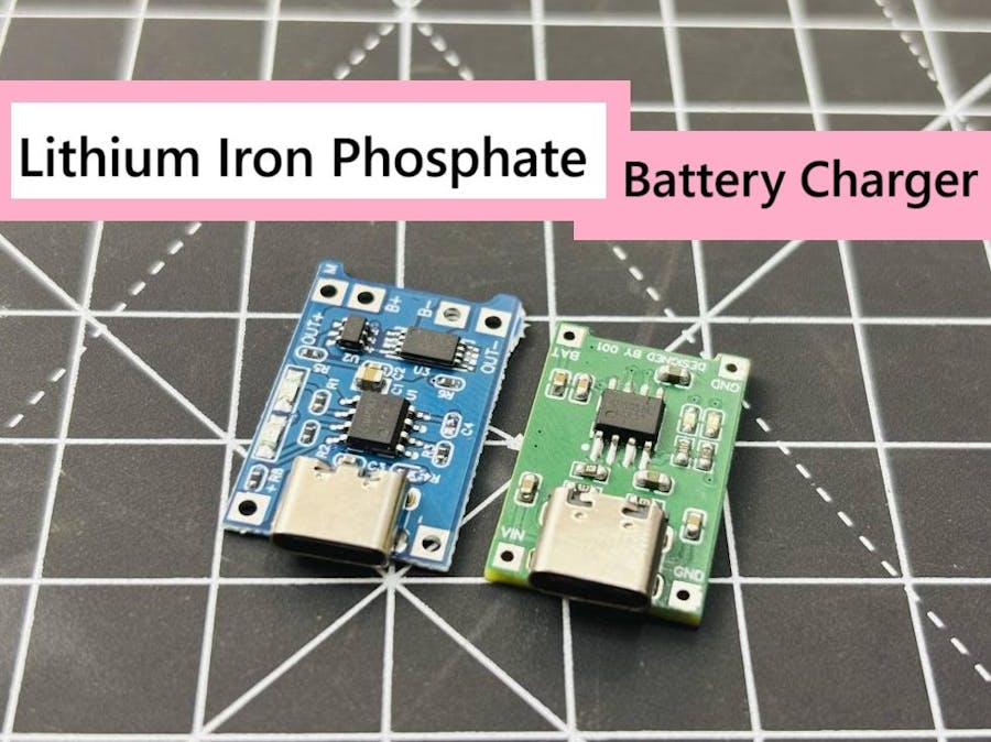 LiFePO4 Battery Charger With Protection