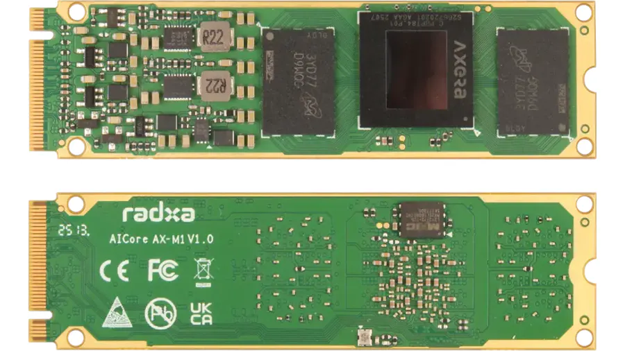 Radxa Unveils the AXERA AX8850-Powered AICore AX-M1 M.2 Edge AI