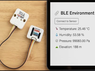 Build a BLE Environmental Sensor with M5Stack + Web Bluetoot