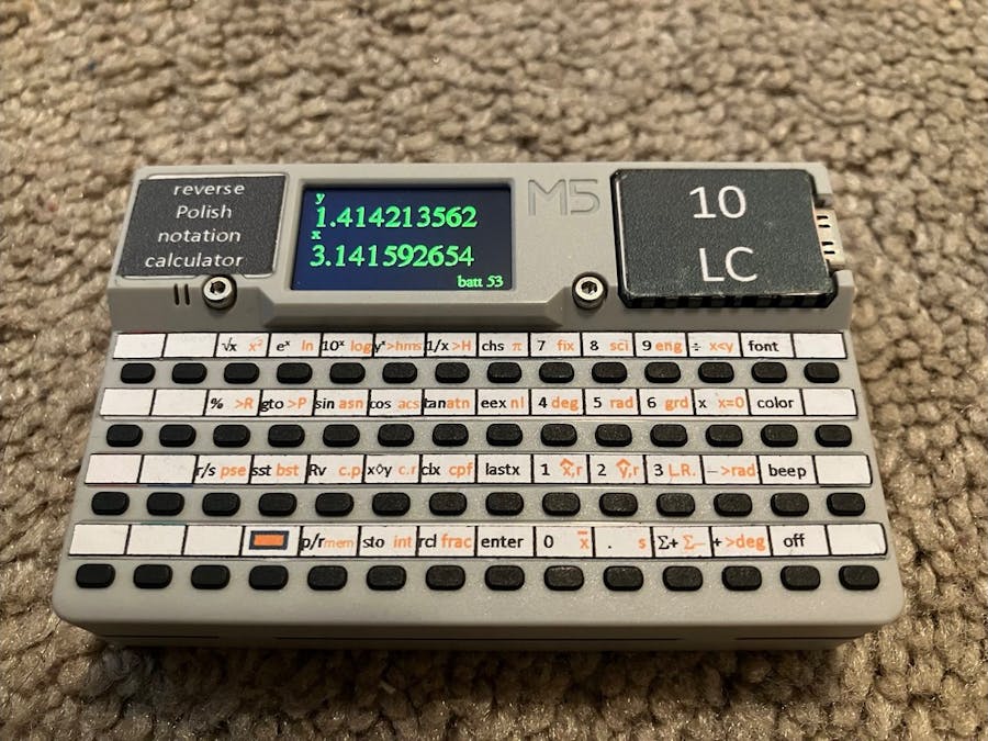 Low Cost 10LC RPN calculator