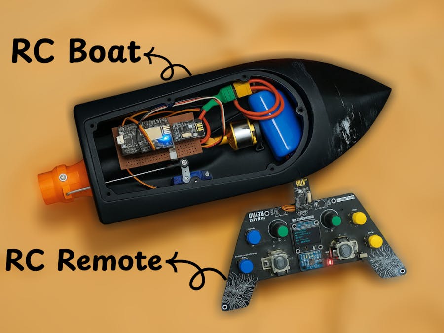 🚤 DIY 3D-Printed RC Boat