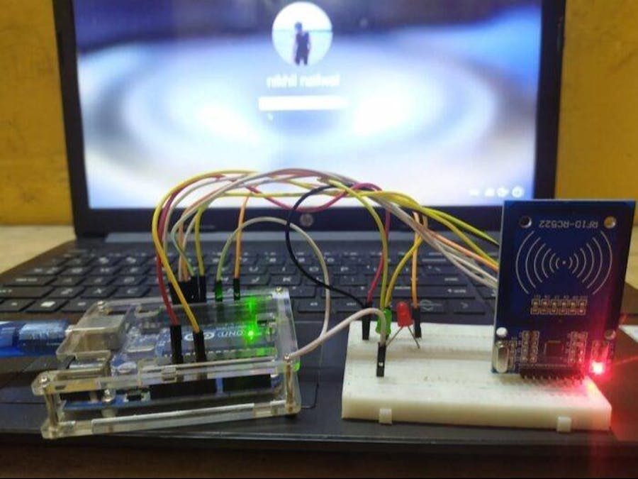 Windows Login Using RFID Module And Arduino | RFID Project