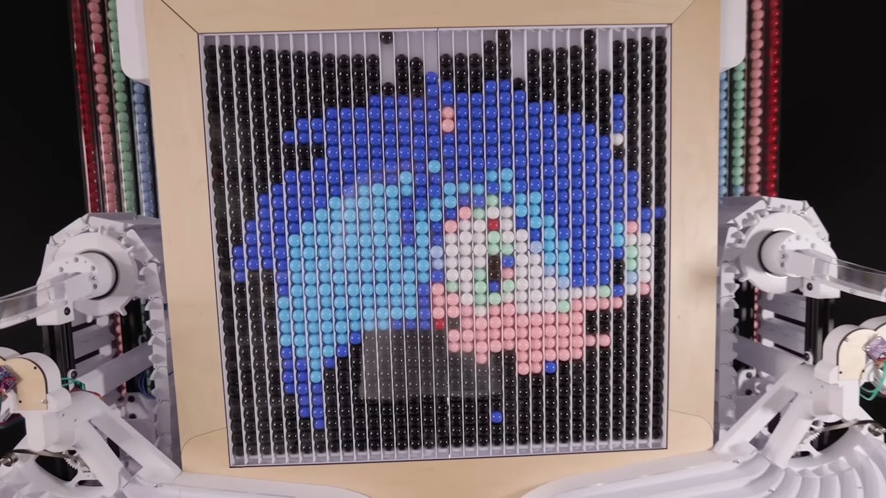 Engineezy Converted His Marble Pixel Art Machine Into a Wearable