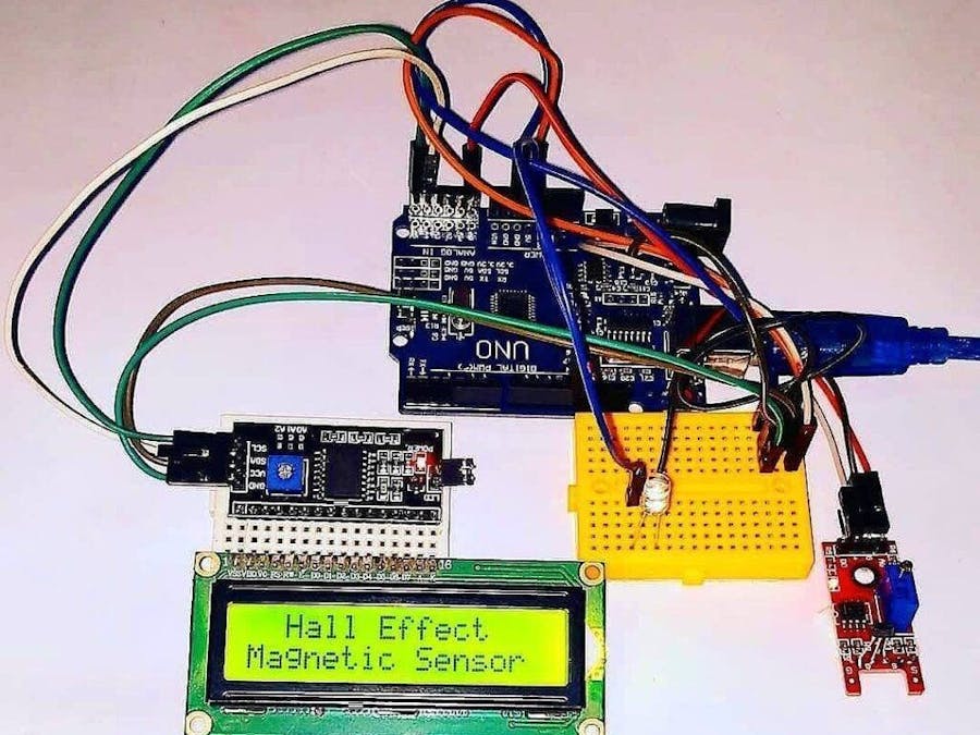 Hall Effect Sensor With Arduino | Hall effect sensor | Ardui