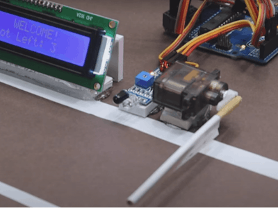 Automatic car parking system project Using Arduino