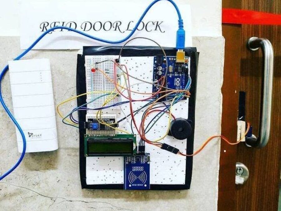 RFID Lock System With Servo Using Arduino
