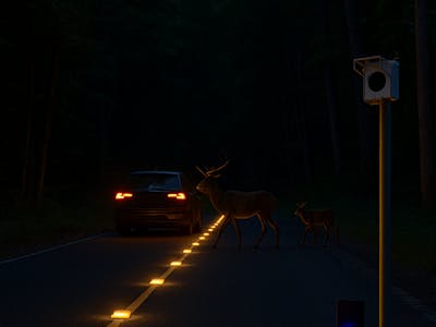 Wild Alert Smart Roadside Reflectors