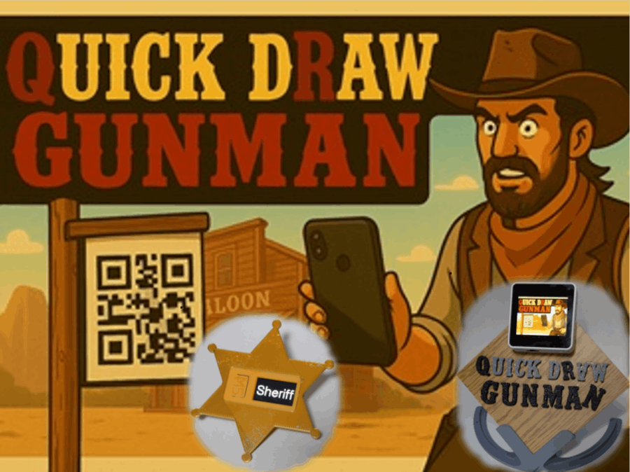 QR Gunman: The Quick-Scan Showdown
