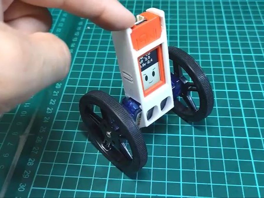 BalanceBot Stick-kun – M5StickC Self-Balancing Robot
