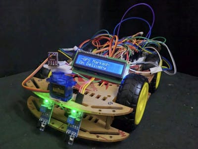 GPS based delivery Robot
