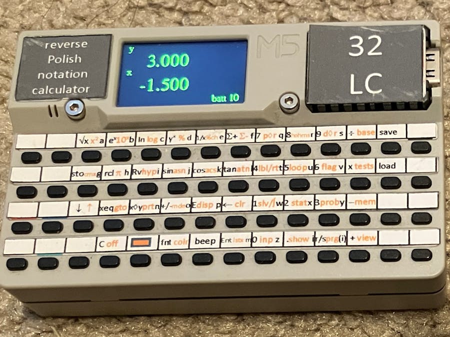 Low Cost 32LC RPN calculator
