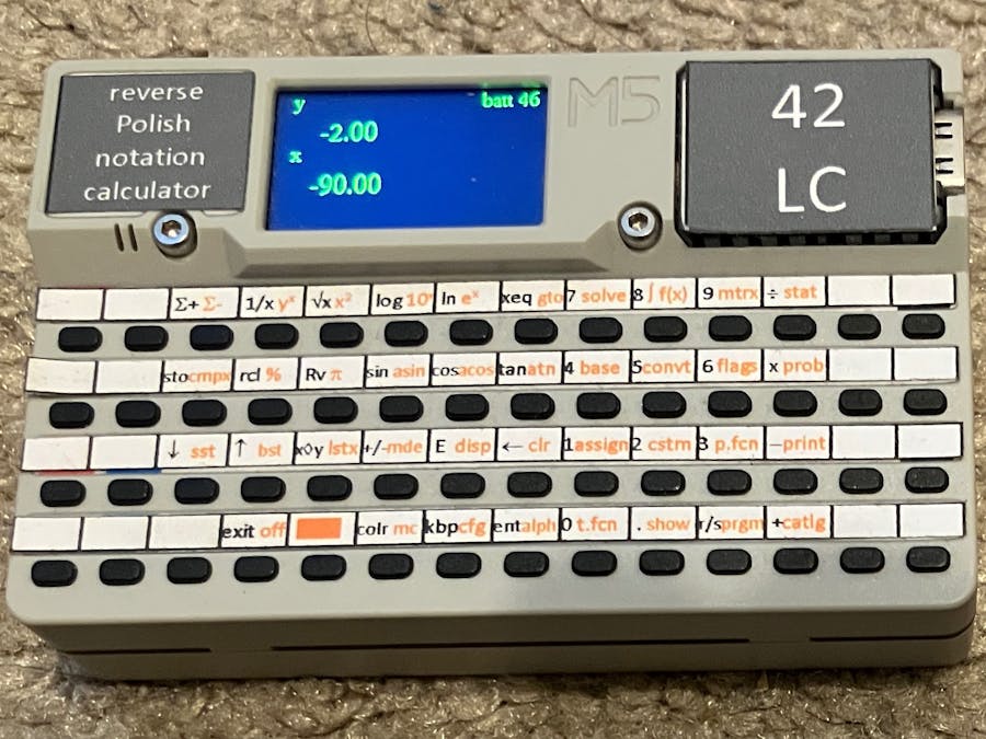 Low Cost 42LC RPN calculator