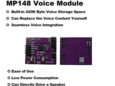 MP148: Ultra-Low-Cost Voice Module for All Audio Solutions
